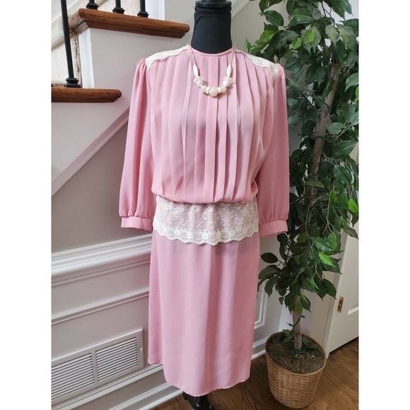 Vintage Monica Richards Knee Length Dress - Picture 1 of 12